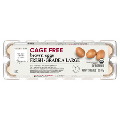 Wholesome Pantry Organic Large Brown, Eggs