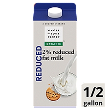 Wholesome Pantry Organic 2% Reduced Fat Milk, half gallon