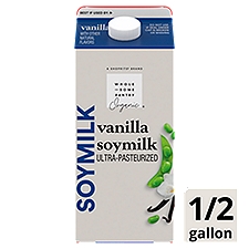 Wholesome Pantry Organic Soymilk, Vanilla, 64 Fluid ounce