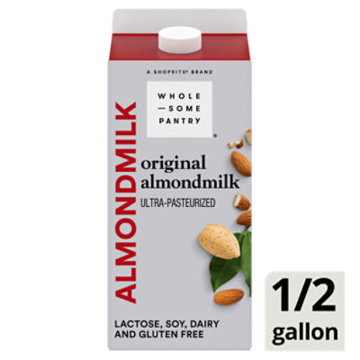 Wholesome Pantry Original Almondmilk, half gallon, 64 Fluid ounce