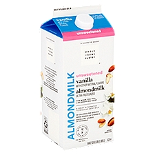 Wholesome Pantry Almondmilk, Unsweetened Vanilla, 64 Fluid ounce
