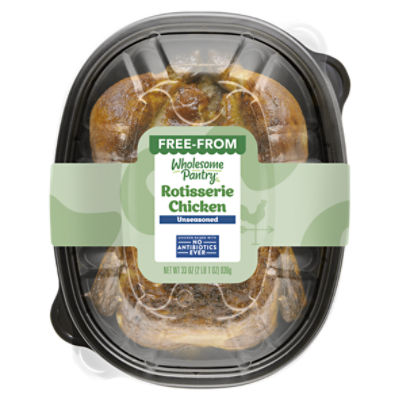 Wholesome Pantry Perdue Unseasoned Rotisserie Chicken - Sold Hot, 33 oz