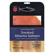 ShopRite Trading Company Prime Salmon Loin, Smoked Atlantic Salmon, 8 Ounce