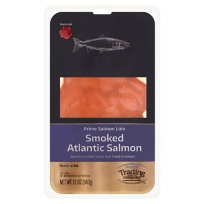 ShopRite Trading Company Smoked Atlantic Prime Salmon Loin, 12 oz