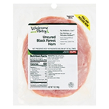 Wholesome Pantry Uncured Black Forest Ham, 7 oz