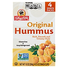ShopRite Original Hummus, 2.5 oz, 4 count