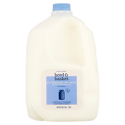 Bowl & Basket 2% Reduced Fat Milk, one gallon