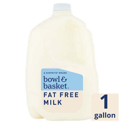 Bowl & Basket Fat Free Milk, one gallon