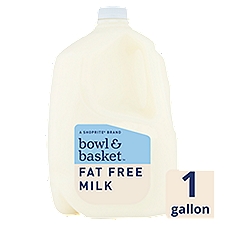 Bowl & Basket Fat Free Milk, one gallon, 1 Gallon