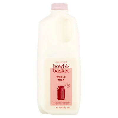 Bowl & Basket Whole Milk, half gallon