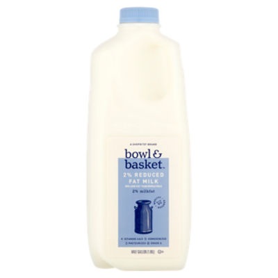 Bowl & Basket 2% Reduced Fat Milk, half gallon