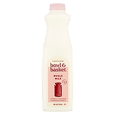 Bowl & Basket Whole Milk, one quart, 32 Fluid ounce