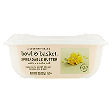 Bowl & Basket Butter Spreadable with Canola Oil, 8 Ounce