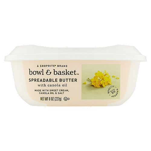 Bowl & Basket Spreadable Butter with Canola Oil, 8 oz