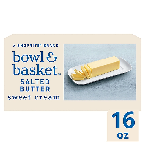 Bowl & Basket Sweet Cream Salted Butter, 4 count, 16 oz 