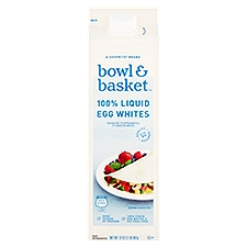 Bowl & Basket Egg Whites 100% Liquid, 32 Ounce
