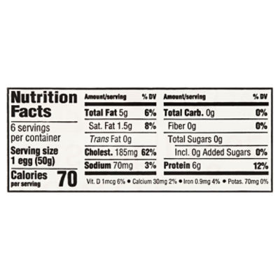 Calories in 12 large Egg (Whole) and Nutrition Facts