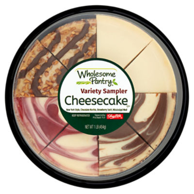 Wholesome Pantry Variety Sampler Cheesecake, 8 count, 1 lb