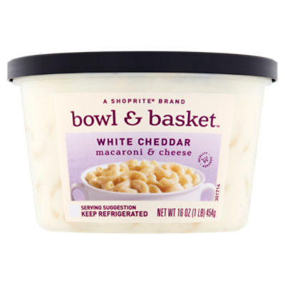 Bowl & Basket White Cheddar Macaroni & Cheese, 16 oz