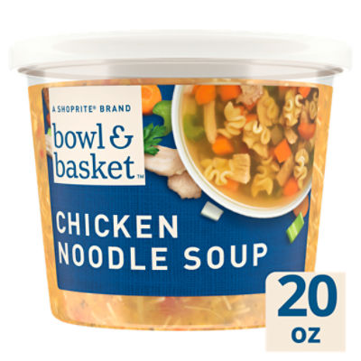 Bowl & Basket Chicken Noodle Soup, 20 oz, 20 Ounce