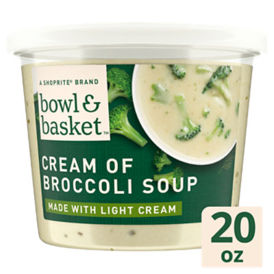 Bowl & Basket Cream of Broccoli Soup, 20 oz, 20 Ounce