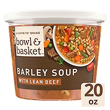 Bowl & Basket Beef Barley Soup with Lean Beef, 20 oz, 20 Ounce