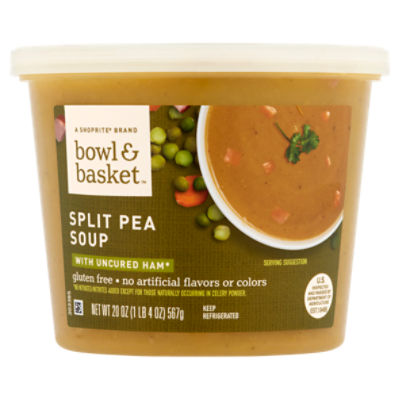 Bowl & Basket Split Pea Soup with Uncured Ham, 20 oz