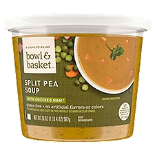 Bowl & Basket Split Pea with Uncured Ham, Soup, 20 Ounce