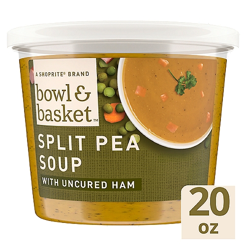 Bowl & Basket Split Pea Soup with Uncured Ham, 20 oz