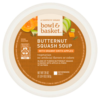 Bowl & Basket Butternut Squash Soup with Granny Smith Apples, 20 oz