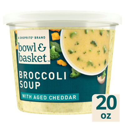 Bowl & Basket Broccoli Cheddar Soup with Aged Cheddar, 20 oz, 20 Ounce