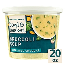 Bowl & Basket Broccoli Cheddar Soup with Aged Cheddar, 20 oz