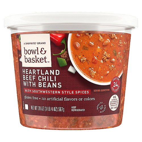 Bowl & Basket Heartland Beef Chili with Beans, 20 oz