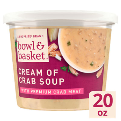 Bowl & Basket Cream of Crab Soup, 20 oz, 20 Ounce