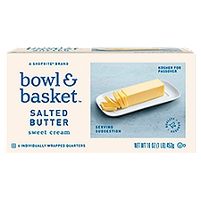 Bowl & Basket Sweet Cream Salted Butter KFP, 4 count, 16 oz