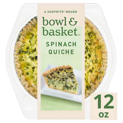 Bowl & Basket Spinach Quiche, 12 oz