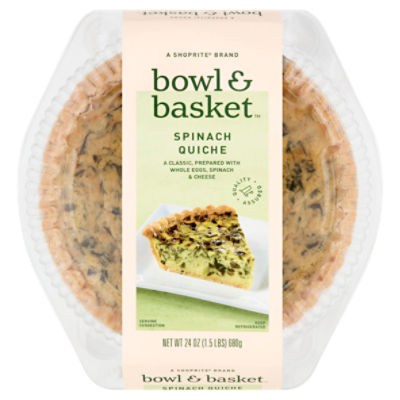 Save on Stop & Shop Quiche Spinach Heat & Serve Order Online Delivery