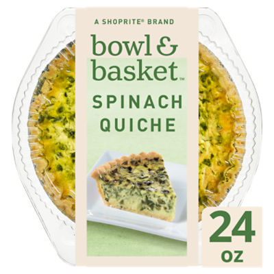 Bowl & Basket Spinach Quiche, 24 oz