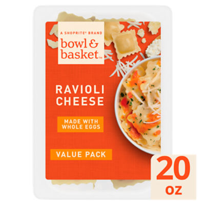 Bowl & Basket Ravioli Cheese Value Pack, 20 oz, 20 Ounce