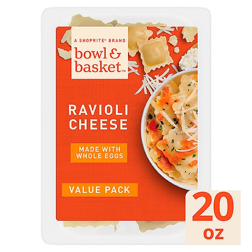 Bowl & Basket Cheese Ravioli Pasta Value Pack, 20 oz