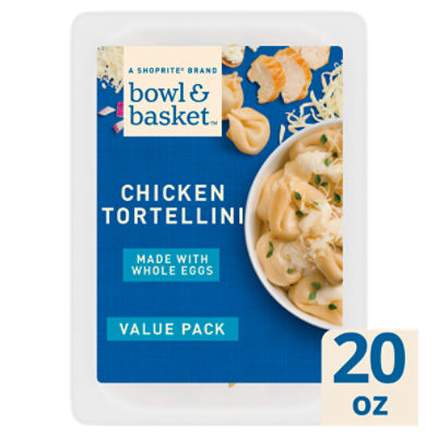 Bowl & Basket Chicken Tortellini Pasta Value Pack, 20 oz, 20 Ounce