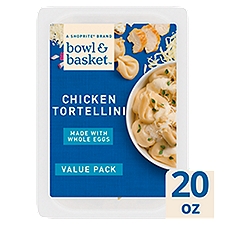 Bowl & Basket Chicken Tortellini Pasta Value Pack, 20 oz, 20 Ounce
