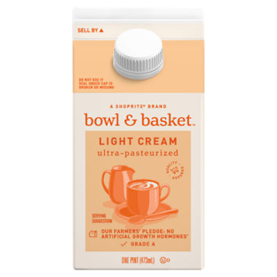 Bowl & Basket Light Cream, one pint, 1 Pint