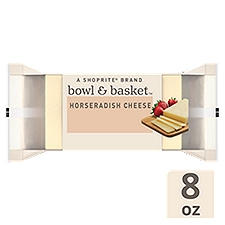 Bowl & Basket Cheese, Horseradish, 8 Ounce