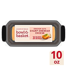 Bowl & Basket Cracker Cuts Sharp Cheddar Cheese, 30 count, 10 oz