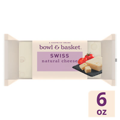 Bowl & Basket Swiss Natural Cheese, 6 oz, 6 Ounce