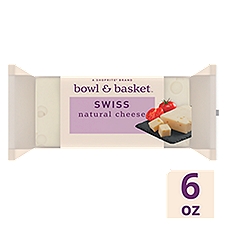 Bowl & Basket Swiss Natural Cheese, 6 oz, 6 Ounce