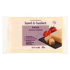 Bowl & Basket Cheese, Swiss Natural, 12 Ounce