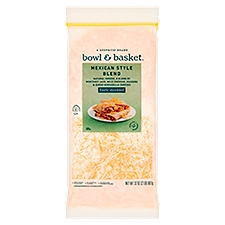 Bowl & Basket Finely Shredded Mexican Style Blend Cheese, 32 oz