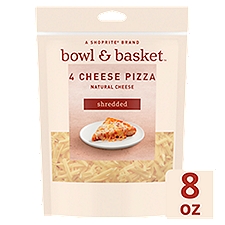 Bowl & Basket Shredded 4 Cheese Pizza, 8 oz